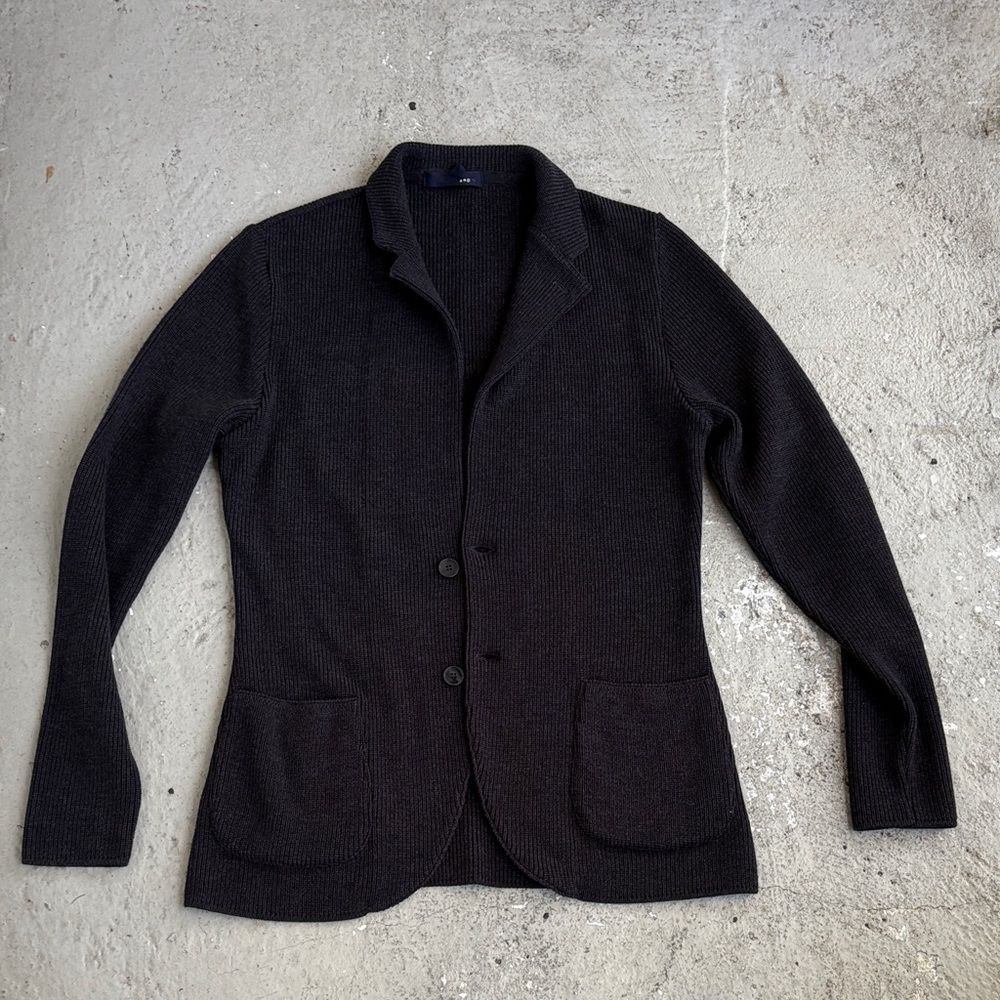 Lardini knitted wool blazer/cardigan/jacket